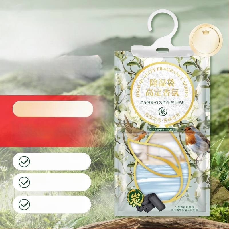 Namų drėgmės šalinimo maišelis drabužių spintai – osmantų kvapas, 100 g, prekės kodas A11240