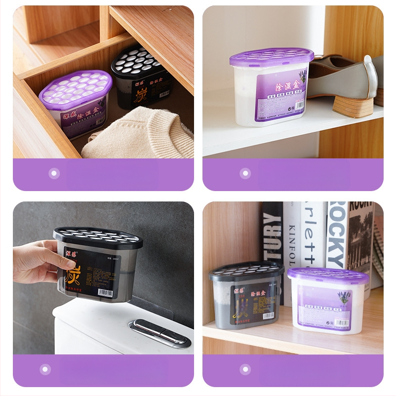 Aktyvus anglies desikantas vidaus drėgmės kontrolei — dėžutėje pakuojama, horizontalus išdėstymas, žiema 2025 leidimas