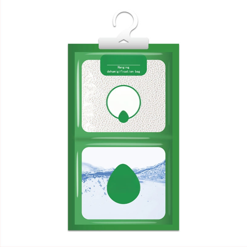 Pakabinama drėgmės sugėrimo pakuotė vidiniams drabužių spintoms ir bendrabutiams – 80 g, be kvapo, 100 vnt dėžutėje