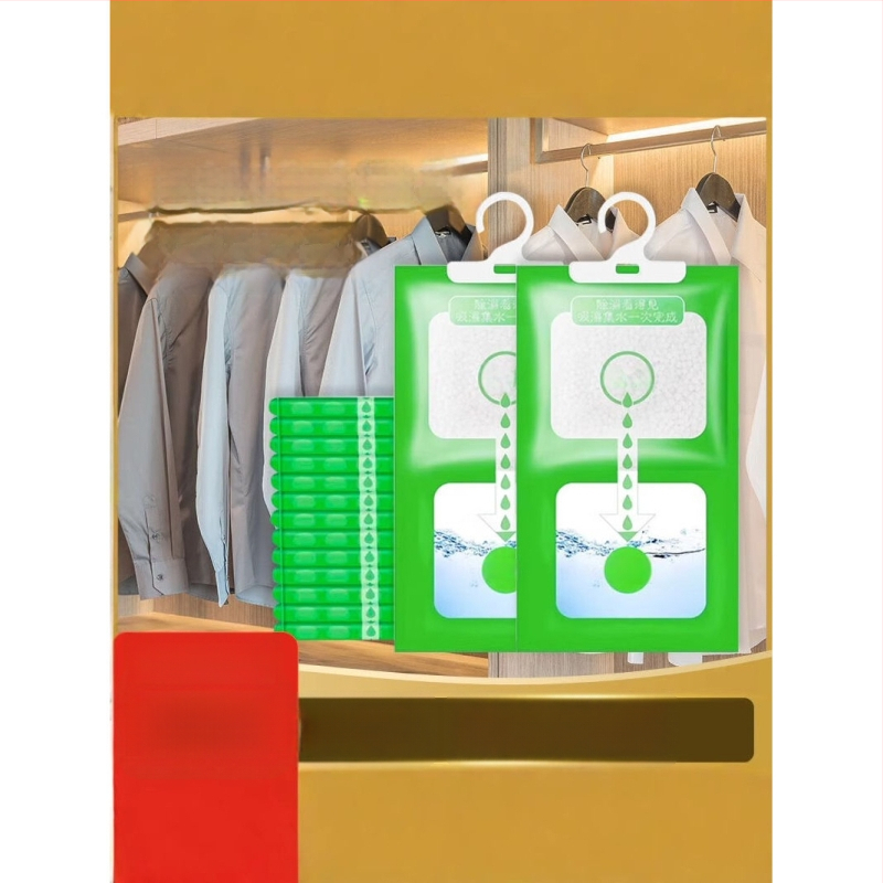 Ome Desikantų Drėgmės Šalinimo Dėžutė – Džiovinimas ir Drėgmės Kontrolė, Namų ir Bendrabutyje Naudojimui, 200 vnt., Kilmė Zhejiang, Pakuotė: Maišelis