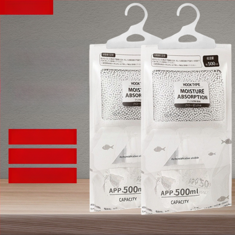 Ome Desikantų Drėgmės Šalinimo Dėžutė – Džiovinimas ir Drėgmės Kontrolė, Namų ir Bendrabutyje Naudojimui, 200 vnt., Kilmė Zhejiang, Pakuotė: Maišelis