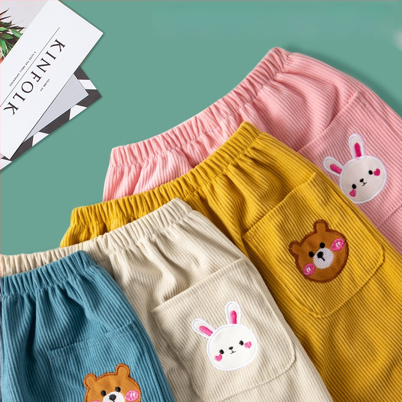 Vaikų žieminės kordurojų kelnytės viršutinės kelnės, atspariosvandeniui, unisex, animacinis raštas, poliesteris, amžius 3–8 m, ūgis 66–140 cm