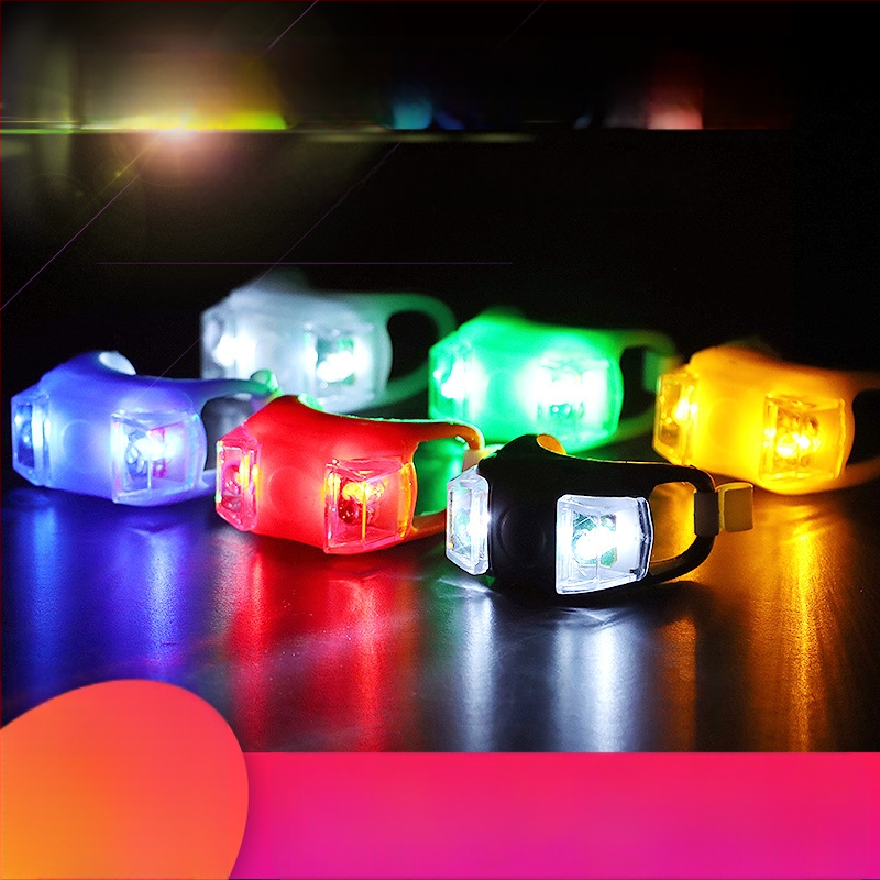 Feng en Frog LED dviračio žibintas naktinei kelionei – priekinis ir galinis žibintas dviračiui, paspirtukui ir balansinei plokštei