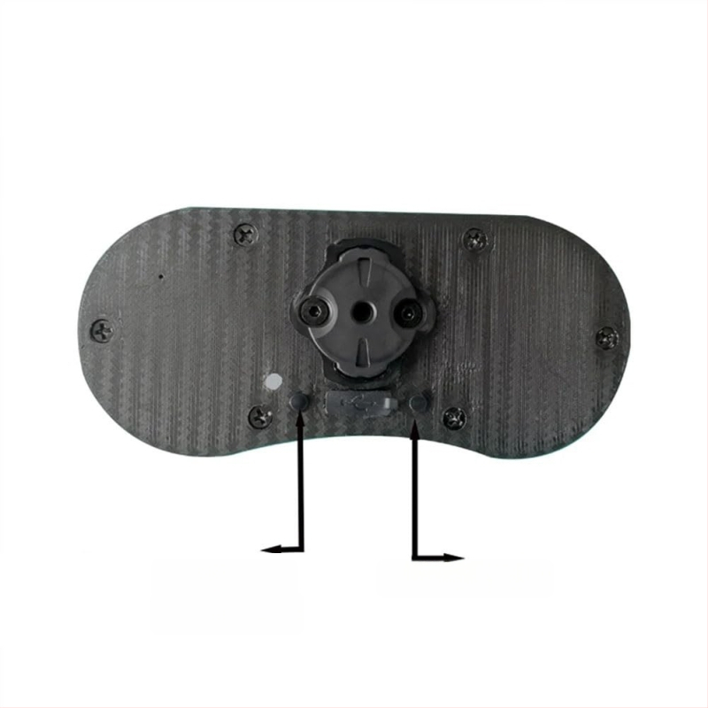 Velosipēda astes lukturs Devil Eye – uzlādējams, bezvadu, dubultā LED, ABS korpuss, 5V 2W