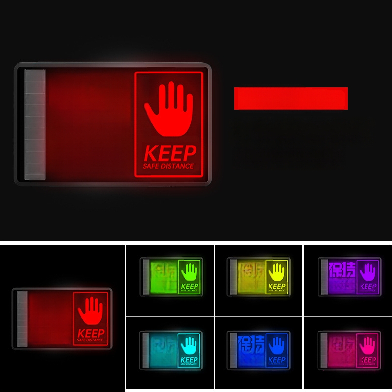 Maihui LED galinis žibintas WD-370, saulės energija, 3V, ABS korpusas, universalus tvirtinimas