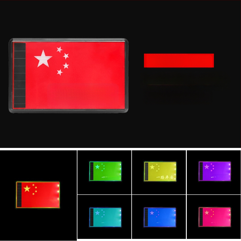 Maihui LED galinis žibintas WD-370, saulės energija, 3V, ABS korpusas, universalus tvirtinimas