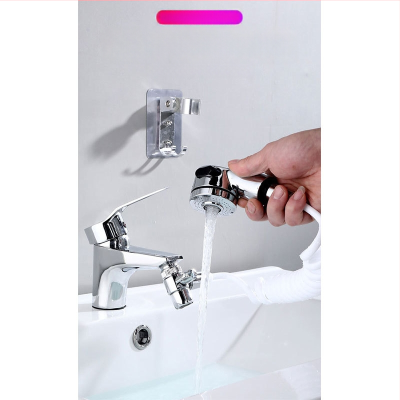 Sprchový set štyroch dielov na umývanie vlasov, s dvomi rýchlosťami, ABS, model XTHS-02, inštalácia špirálou, funkcie: postrekovanie, masáž, dážď