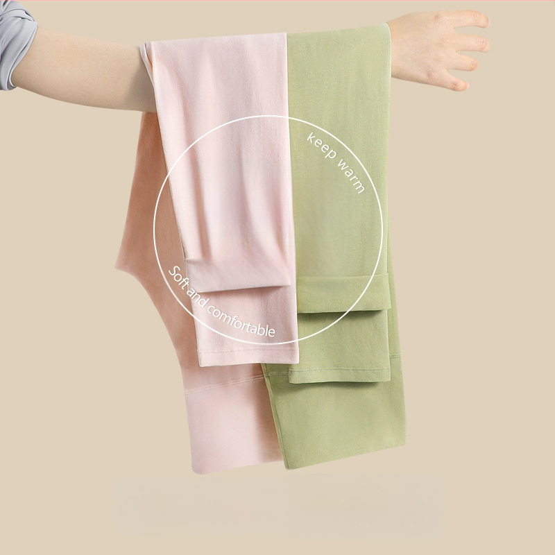 Moterų aukšto liemens medvilninės termo kelnes, 95–100% medvilnė, antibakterinės, šiltos, pilvo palaikymas, vieno sluoksnio