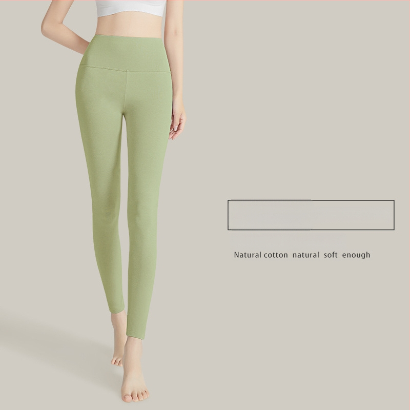 Moterų aukšto liemens medvilninės termo kelnes, 95–100% medvilnė, antibakterinės, šiltos, pilvo palaikymas, vieno sluoksnio