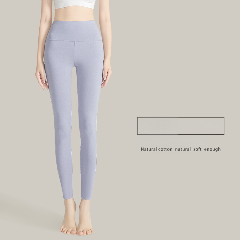 Moterų aukšto liemens medvilninės termo kelnes, 95–100% medvilnė, antibakterinės, šiltos, pilvo palaikymas, vieno sluoksnio