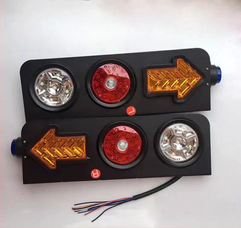 LED galinis žibintas CIMC sunkvežimiams, 24V, ABS korpusas, LED šaltinis