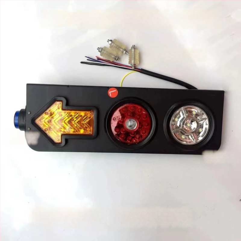 LED galinis žibintas CIMC sunkvežimiams, 24V, ABS korpusas, LED šaltinis