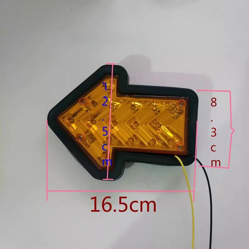 LED galinis žibintas CIMC sunkvežimiams, 24V, ABS korpusas, LED šaltinis