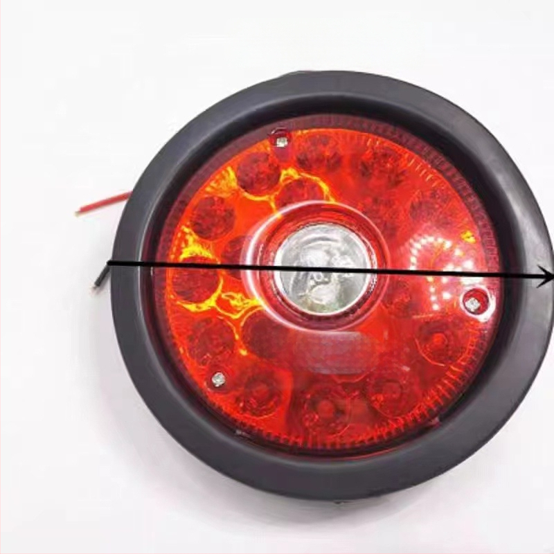 LED galinis žibintas CIMC sunkvežimiams, 24V, ABS korpusas, LED šaltinis