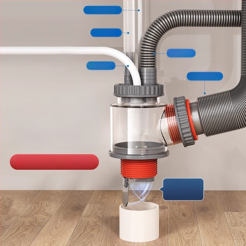 Köögivalamu drenaažitarvikud, sirgejooneline vorm (Bränd: Chaochen; Mudel: ZC-16800904; Materjal: ABS)