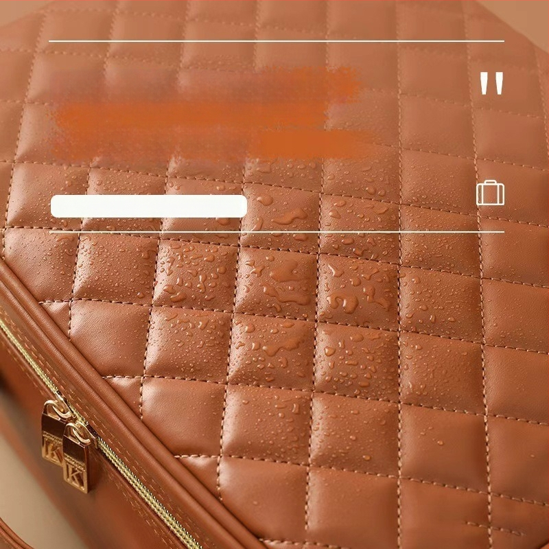 Kosmetinė dėžutė su LED apšvietimu ir veidrodžiu, nešiojama, didelės talpos, nuimamas atskyrimo skirsnis ir užtrauktukas