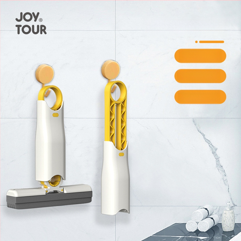 Mini kokkupandav mop koos käsnaga peaga, PP vars, 70–80% vee eraldusnäitaja