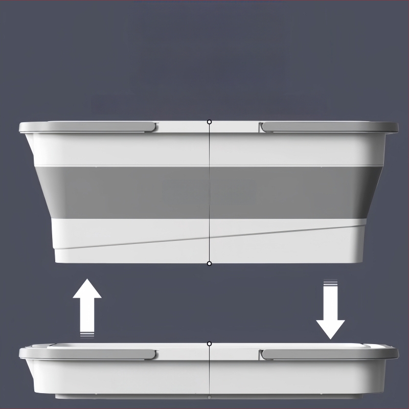 Kokkupandav mopämber ruudukujulise kujuga, pigistamiskäepidembe, üks ämber, auto pesuks ja põrandate puhastamiseks, 50–60% pigistamisest, kandevõime üle 10 kg