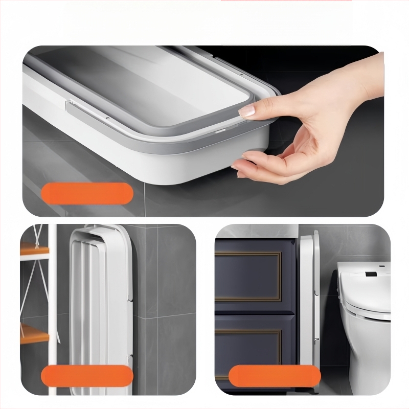 Kokkupandav mopämber ruudukujulise kujuga, pigistamiskäepidembe, üks ämber, auto pesuks ja põrandate puhastamiseks, 50–60% pigistamisest, kandevõime üle 10 kg