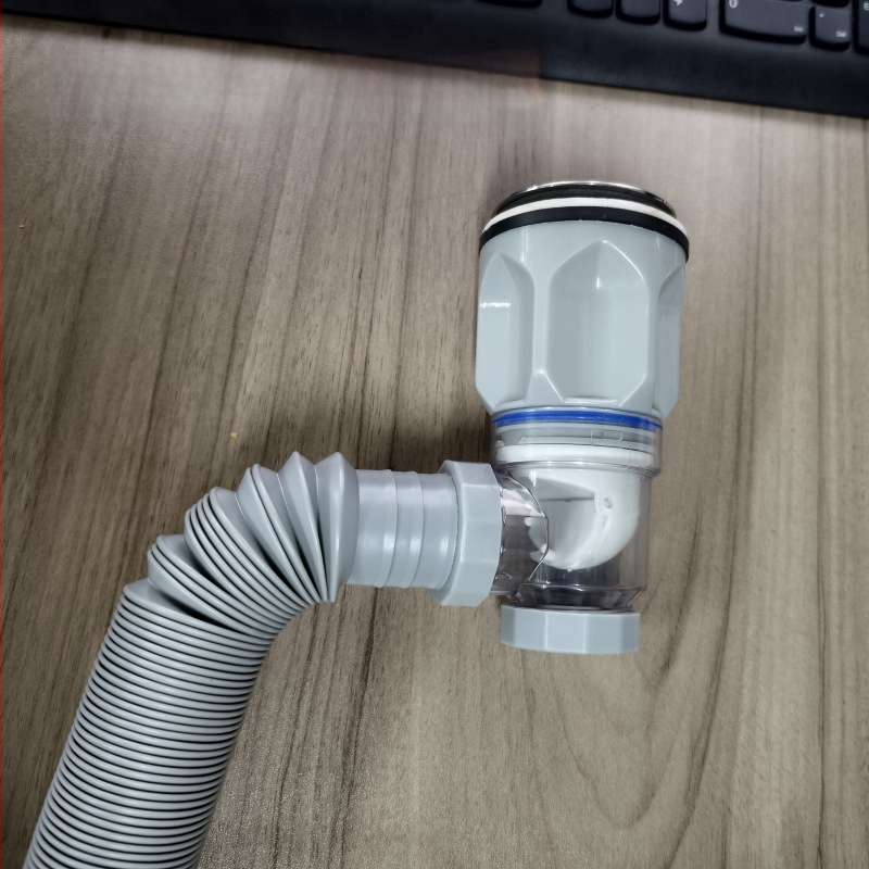 Drenáž proti zápachu pre umývadlo, S-oblúk odtok, ABS, XS-11, moderný dizajn