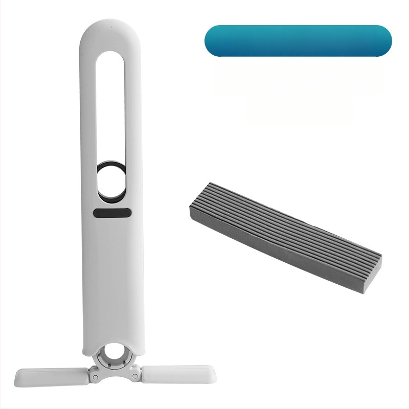 Galda mini mopis — saliekams, mikrofibra, teleskopiskais garums 295, plastmasas stienis, slodze 3 kg, žāvēšanas efektivitāte 70–80%