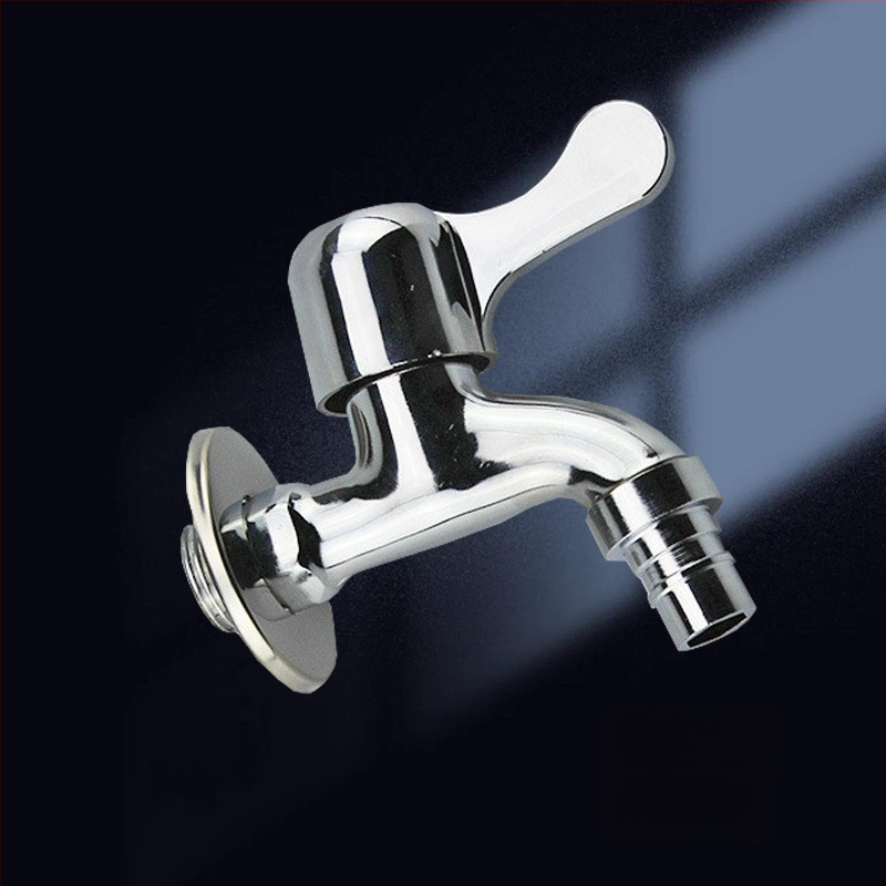 Prívodný kohútik na práčku, telo z zliatiny, zabudovaná montáž, otváranie kľúčom, keramický kartušový ventil, priemer vstupu/výstupu 15 mm