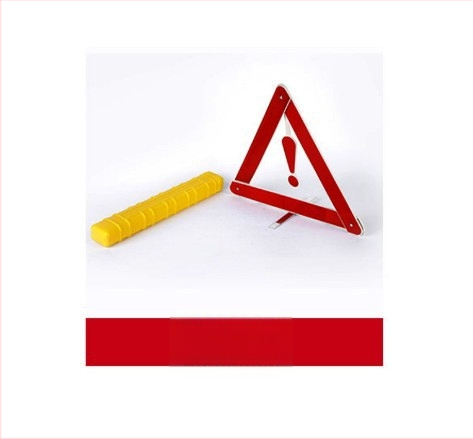 Automobilio trikojis įspėjimo ženklas, atšvaitinis, sulankstomas, iš plastiko