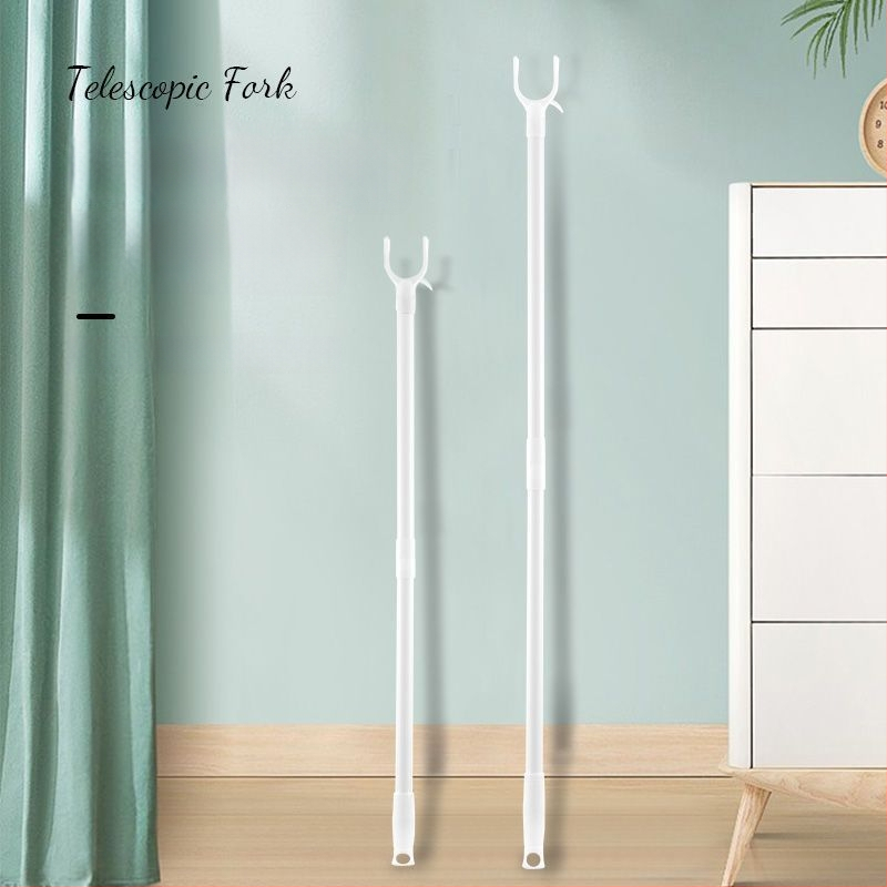 YUKANG WIN plastová tyč na pranie, predĺžená a odnímateľná, na sušenie na balkóne, moderný a jednoduchý štýl