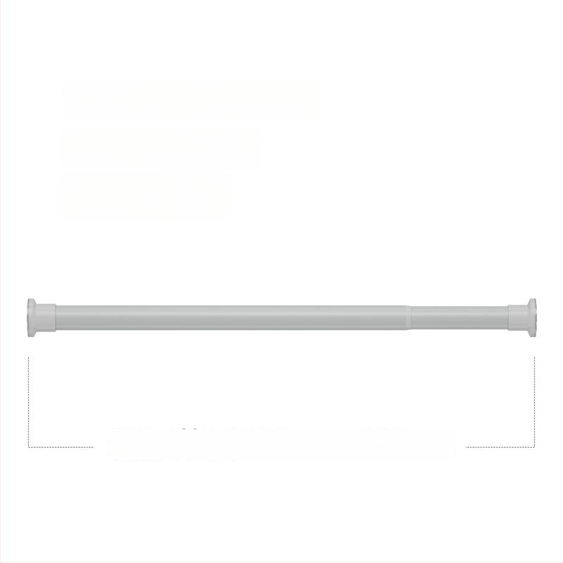 Storosios teleskopinės lazda drabužiams – montavimas be gręžimo, vonios kambariui ir užuolaidoms, modernus minimalistinis dizainas, aukšto anglies plienas