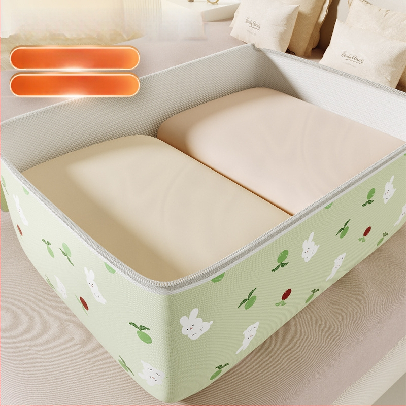 Tekide hoiukott kuubikujulise vormiga, veekindel ja niiskuskindel, 600D Oxford kangas, mitmekülgne tekkide ja riiete jaoks