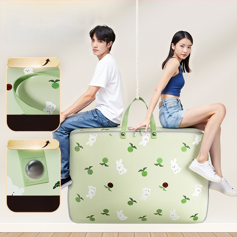 Tekide hoiukott kuubikujulise vormiga, veekindel ja niiskuskindel, 600D Oxford kangas, mitmekülgne tekkide ja riiete jaoks