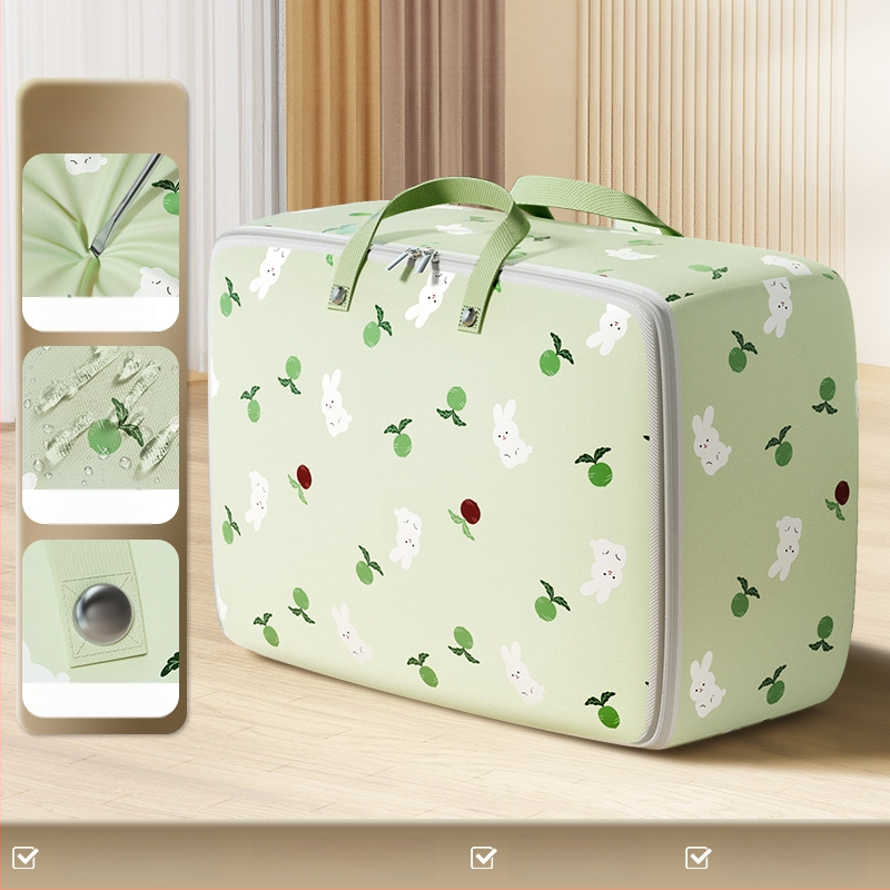 Tekide hoiukott kuubikujulise vormiga, veekindel ja niiskuskindel, 600D Oxford kangas, mitmekülgne tekkide ja riiete jaoks