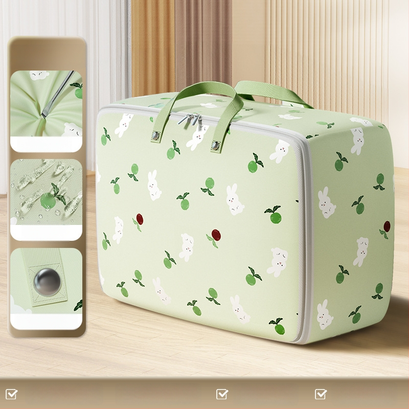 Tekide hoiukott kuubikujulise vormiga, veekindel ja niiskuskindel, 600D Oxford kangas, mitmekülgne tekkide ja riiete jaoks