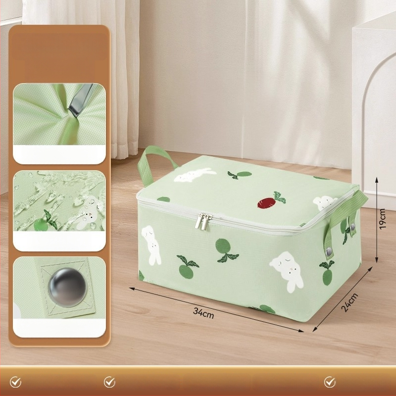 Tekide hoiukott kuubikujulise vormiga, veekindel ja niiskuskindel, 600D Oxford kangas, mitmekülgne tekkide ja riiete jaoks