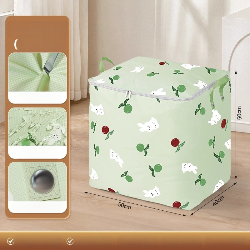 Tekide hoiukott kuubikujulise vormiga, veekindel ja niiskuskindel, 600D Oxford kangas, mitmekülgne tekkide ja riiete jaoks