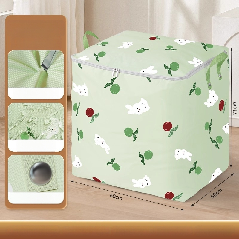 Tekide hoiukott kuubikujulise vormiga, veekindel ja niiskuskindel, 600D Oxford kangas, mitmekülgne tekkide ja riiete jaoks