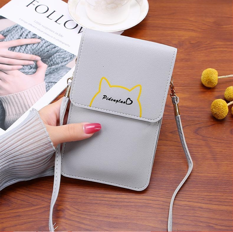 Artisan Fort mobilā telefona soma - PU āda, magnētiskā aizdare, vertikāla kvadrāta forma, sievietēm, bez oderes