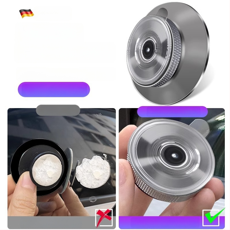 Mairich Automobilio galinio vaizdo veidrodėlis — apskritoji pagalbinė veidrodėlis aklajai zonai, ultra aiškus, 360° panoraminis platus kampas, su siurbimo kilpa