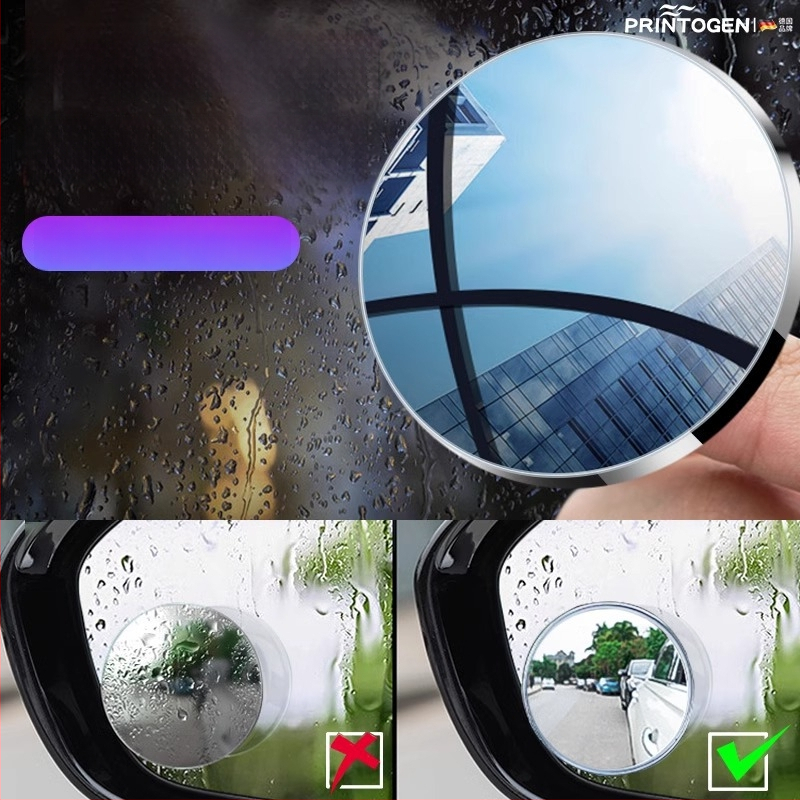 Mairich Automobilio galinio vaizdo veidrodėlis — apskritoji pagalbinė veidrodėlis aklajai zonai, ultra aiškus, 360° panoraminis platus kampas, su siurbimo kilpa