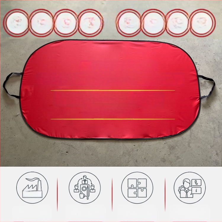 Automobilio saulės skydelis su klipu montavimu, universalus tvirtinimas, vientisas atspalvis, sidabro juostos medžiaga, svoris 150 g