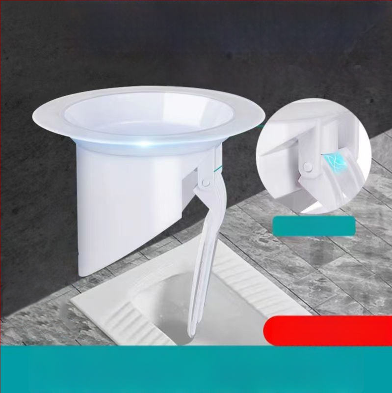 Plastikinis tualeto dezodorantas įrenginys, kvapų blokavimas, be vandens bakelio, be vandens barjero, be šliuzo, apdorojimo metodas 1
