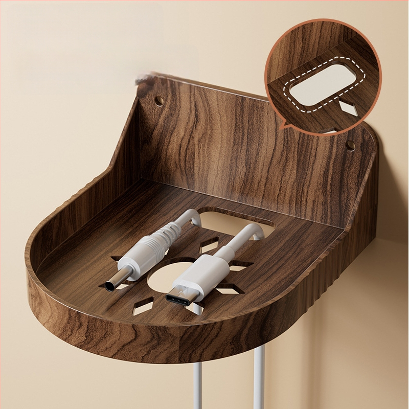 Seinapealne kaamera riiul ruuteri kasti hoidjaga, puurimivaba, ABS-materjal, 1 kiht