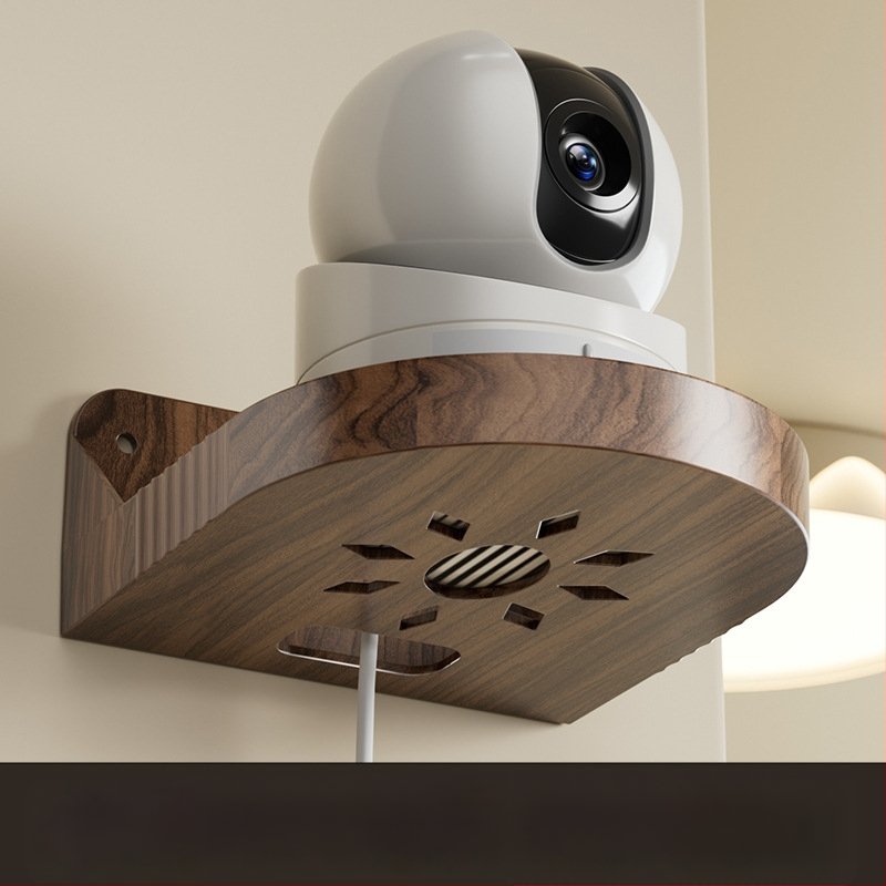 Seinapealne kaamera riiul ruuteri kasti hoidjaga, puurimivaba, ABS-materjal, 1 kiht