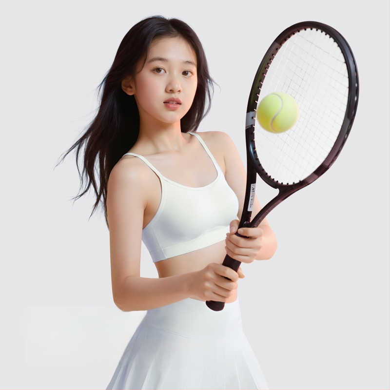 Juhtmevaba treeningrinnahoidja teismelistele, täiskupp, ultraõhukesed vormitud kupid, viskoosest materjal, fikseeritud õlapaelad, hingav ja mugav