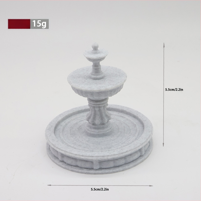 Mikro krajinný vilový záhradný vodný kraj, mini fontánový model s vrstveným tokom vody, vek 14+.