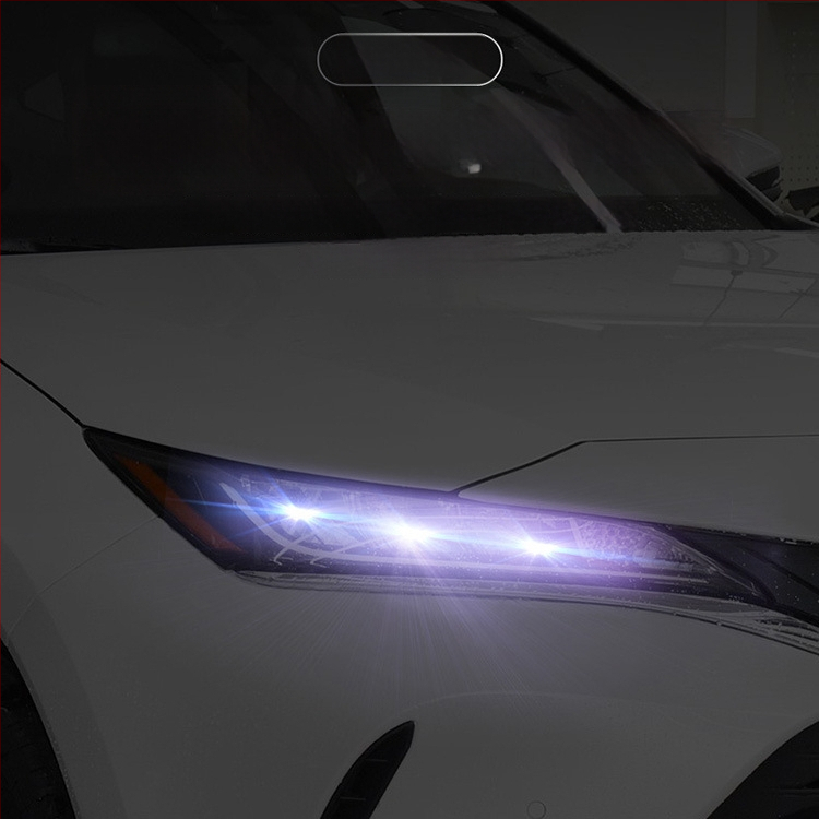 Automobilių ir motociklų žibintų apsauginė plėvelė, TPU plėvelė keičianti spalvą pagal šviesą