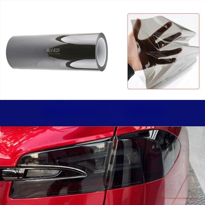 Automobilių ir motociklų žibintų apsauginė plėvelė, TPU plėvelė keičianti spalvą pagal šviesą