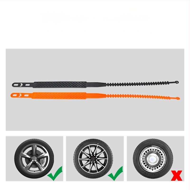 Universali anti-slydimo juosta automobilių padangoms, modelis BS-5566, svoris 80 g, suderinama su padangomis 165–255, prekės ženklas Hundred trees, pritaikymas įmanomas