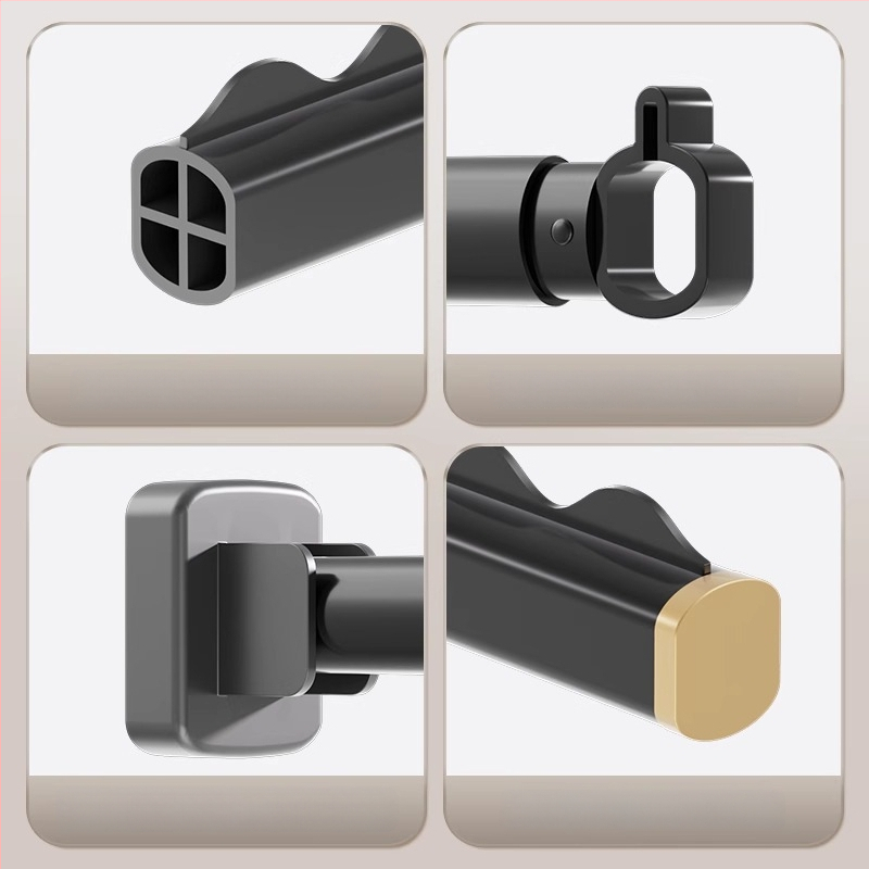 Laijie vešiak na bielizeň z hliníkovej zliatiny pre balkón – bočné uchytenie, pevná verzia, uvedená na trh 2024