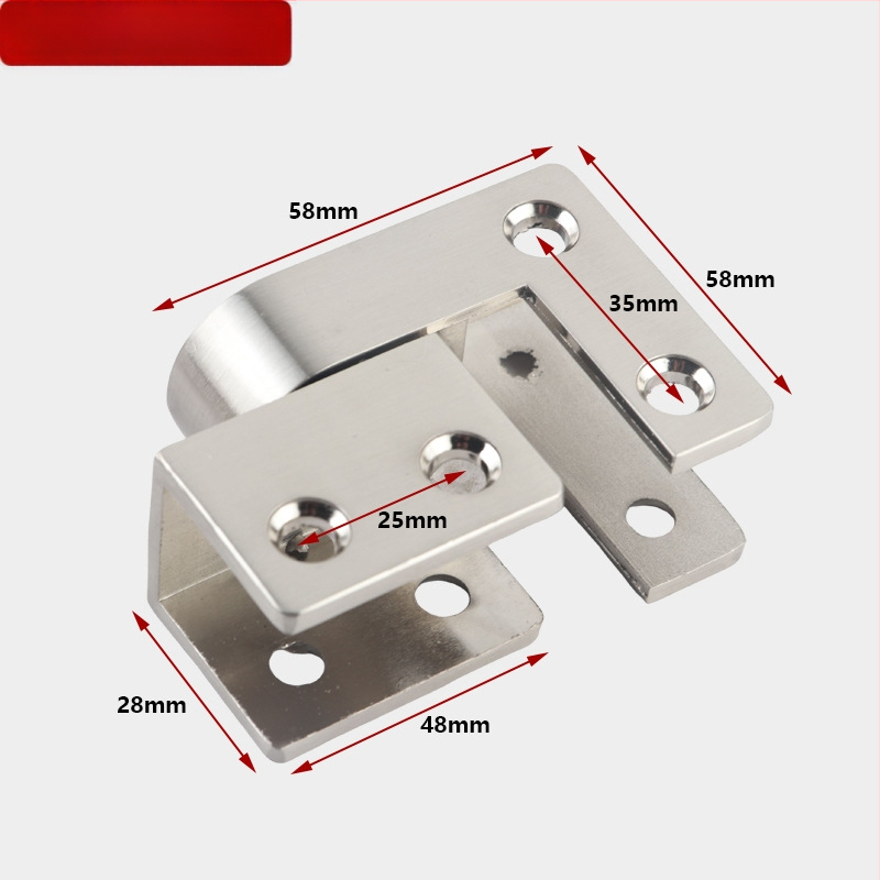 Aliuminio lydinio viešojo tualeto pertvarų vyrių, viršutiniai ir apatiniai, šlifuotas paviršius, pakėlimo vyrių, prekės ženklas Suoweigu